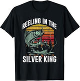 Reeling In The Silver King Tarpon Fisherman T-Shirt