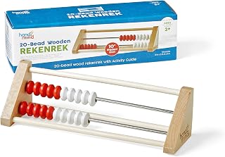 hand2mind 20-Bead Wooden Rekenrek, Set of 1