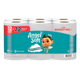 Toilet Paper by Angel Soft – 480 Sheet (Pack of 12), Paper, White, Pack of 12, Model 795225