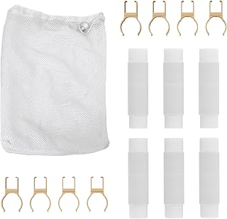 Guidecraft Sensory System Tubes and Clips Set, Kids' Collapsible Tubes for STEM Activities and Gross Motor Play, Set of 6 for Sand and Water Play