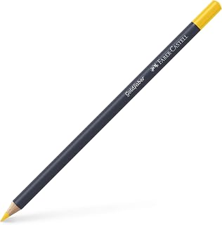 Faber-Castell Creative Studio Goldfaber Colour Pencil, (109), Dark Cadmium Yellow, Single Pencil, for Art, Craft, Drawing, Sketching, Home, School, University, Colouring