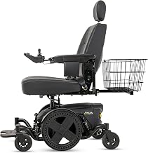 Pride Jazzy EVO 614 Power Wheelchair + Ultimate Kit | 21.5 Mile Range, 300 lb Capacity, Mid-Wheel Drive, ATX Suspension, Extended Warranty