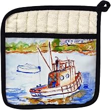 Betsy Drake PT165 Rusty Boat Pot Holder