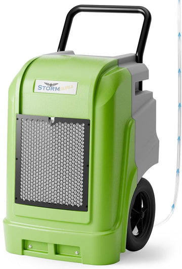 180 Pints LGR Commercial Dehumidifier with Pump and Drain Hose by ALORAIR – Storm Pro, 180.0 pints, Plastic, Yellow, Model Storm Pro