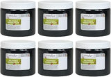 Handy Art Washable Finger Paint, Black, 16 oz. Bottle, Pack of 6 (RPC241055-6)