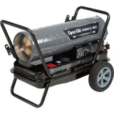 Workhorse , 135K BTU Kerosene Forced Air Heater by Dyna-Glo – 41.85"L x 21.56"W x 32.44"H, Steel, Gray, Model KFA135WH