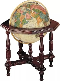 Replogle Globes 65025 Illuminated Statesman Globe, Large, Off-White