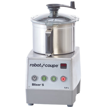 (Blixer 5) - 5 qt Blixer by Robot Coupe – 5.5 qt, 5.5 quarts, Stainless, Grey, Model 4759