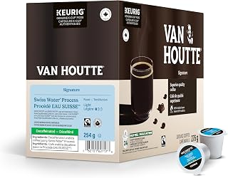 Van Houtte Swiss Water Decaf Fair Trade Organic Light Roast K-Cups, 24-Count