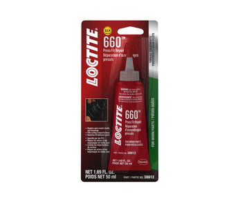 660 Automotive Press Fit Repair by Loctite – 50 milliliters, Metal, Clear, Model 555337