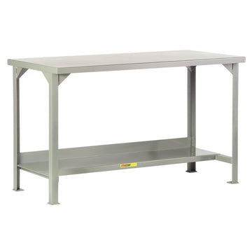 Little Giant WST2 Steel Workbench, 36" High, Silver - 24" x 48"
