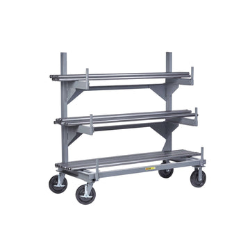 Little Giant CBR Steel Cantilever Rack, 61" High, Gray - 48"