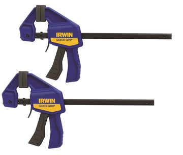 QUICK-GRIP 150mm (6") Mini Clamp - 2 Pack by IRWIN – 150mm, Resin, Steel, Multi, Pack of 2, Model T5462EL7