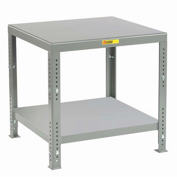 Little Giant Steel Machine Table, 32 1/2" High, Gray - 24" x 36"
