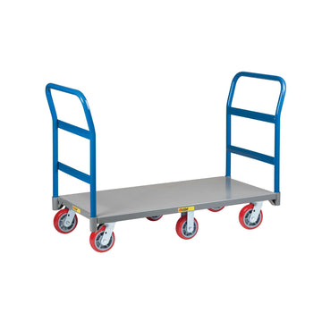 Little Giant NB6W3672-6PY-2H Steel Handle Platform Truck, 36" x 72" - Default Title
