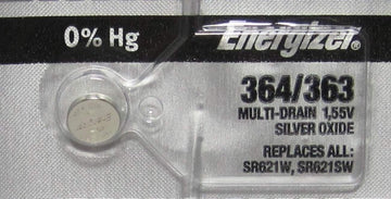 .5v #364/363 Watch/calculator Batts by Energizer – 1 Count (Pack of 1)