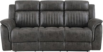 Global Furniture USA U8517 Grey Reclining Sofa