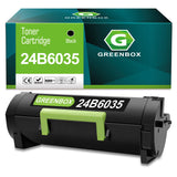 Toner Cartridge by GREENBOX – High Yield, Black, Model 24B6035