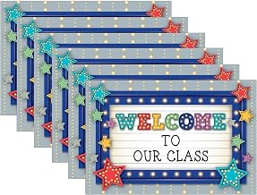 Teacher Created Resources Marquee Welcome Postcards, 30 Per Pack, 6 Packs