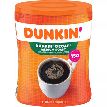 Donuts Dunkin' DECAF 45oz – 45 Ounce (Pack of 1)