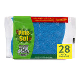 Non Scratch Scrub Sponges - Double Sided Dish Scrubber Safe for Nonstick Cookware - Kitchen Essentials for Dishwashing and Cleaning by Pine-Sol – 28 Pack, Model PNS-76280CSPK
