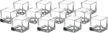 Front of the House ASA011CLG23 Sampler Square Glass, 2" Height, 2.25" Width, 2.25" Length, 2.5 oz., Glass (Pack of 12)