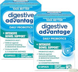 Digestive Advantage Intensive Bowel Support Probiotic Defends Against Gas & Bloating, 32 Count Capsules (2 Pack)