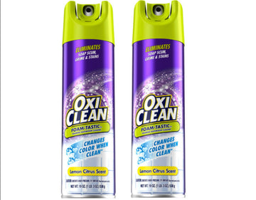 Foam-Tastic Bathroom Cleaner 19oz. (2-Pack) by OxiClean – 19 Ounce (Pack of 2), Pack of 2