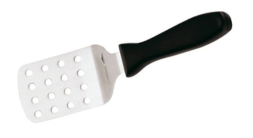 Spatula Angled with Holes Wendeheber-Measures 26 CM Length by PADERNO – Medium, Stainless Steel, Silver, Model 18510-07