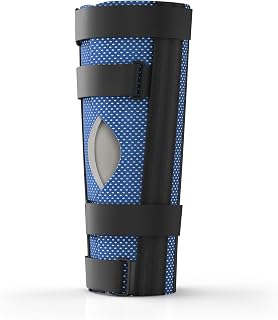 Actimove Professional Line Knee Immobilizer Tri-Panel Foam, Blue, 14 in