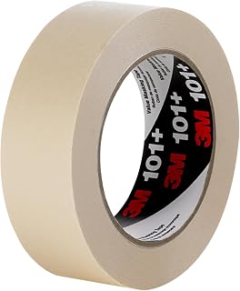 3M Value Masking Tape 101+, Tan, 36 mm x 55 m, 5.1 mil, 24 Roll/Case