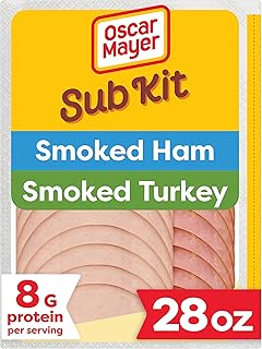 Oscar Mayer Sub Kit, Smoked Ham & Smoked Turkey Deli Meat, 28 oz