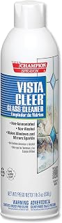 Glass Cleaner Vista Cleer Without Ammonia, Champion Sprayon, 20 oz Can, Box of 12