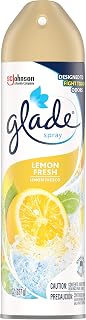 Glade Air Freshener Spray - Lemon Fresh - Net Wt. 8 OZ (227 g) Per Can - Pack of 3 Cans