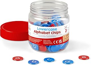 hand2mind Lowercase Alphabet Chips, 156 Chips, Ages 3+