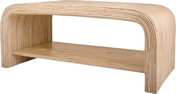 Bed Bath & Beyond Kyran Rattan Coffee Table & Side/End Table Coffee Table