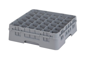 36S418151 Camrack 36-Compartment 4 1/2-Inch Glass Rack by Cambro – 4-1/2-Inch, Plastic, Soft Gray