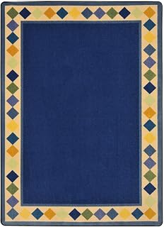 Joy Carpets Delightful Diamonds 10'9" x 13'2" Area Rug in Color Multi