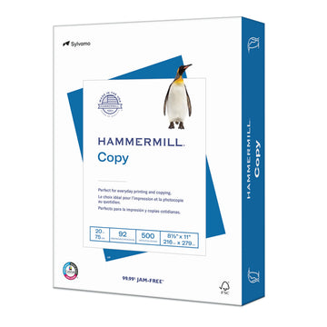 Printer Paper by Hammermill – 1 Ream | 500 Sheets, Printer Paper, White, Model 150010
