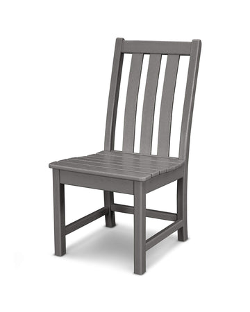 ® Vineyard Dining Side Chair (Slate Grey) by Polywood – Plastic, Slate Grey, Model VND130