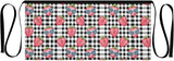 Kitchen Apron Strawberry Grid | Unisex Server Apron with 3 Pockets, Adjustable for Waiters, Gardeners, Kitchen, BBQ, Painting and Restaurant Work