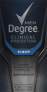 Degree Clinical Plus Anti-Perspirant Deodorant, Clean, 1.7 Ounce