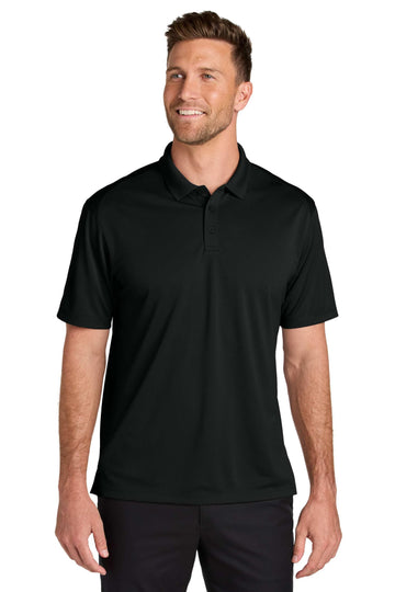 Unisex Wearever Performance Pique Polo Black by Port Authority – X-Small, Black