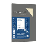25% Cotton Business Paper by SOUTHWORTH – 8.5 x 11 inches, Ivory, Model P564CK