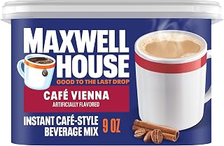 MAXWELL HOUSE Instant Cafe-Style Beverage Mix, Cafe Vienna, 9 oz