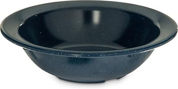 Carlisle FoodService Products Dallas Ware Reusable Plastic Bowl Fruit Bowl for Buffets, Home, and Restaurants, Melamine, 4.75 Ounces, Café Blue, (Pack of 48)