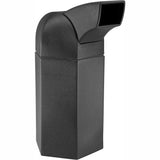 PRODUCTS Drive-Thru Waste Container by Commercial Zone – Hexagon, 50.0 gallons, Plastic, Black, Model 73780199