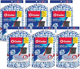 O-Cedar MicroTwist Microfiber Twist Mop Refill (Pack of 6)