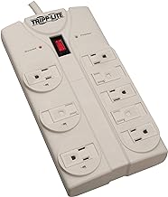 Eaton Tripp Lite TLP825 8 Outlet Surge Protector Power Strip, Extra Long 25ft Extension Cord Flat Wall Plug, 1440 Joules, 15A Circuit Breaker, Manufacturer's 75,000 Insurance