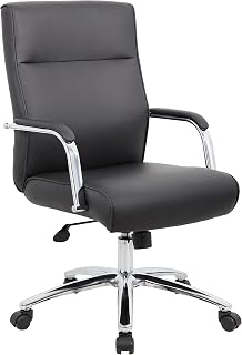 Boss Office Products (BOSXK Modern Executive Conference Chair, Black, B696C-BK